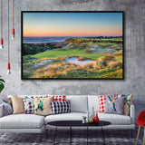 Planning A Trip To Bandon Dunes Golf Resort Courses, Golf Art Print, Framed Canvas Prints Wall Art Decor, Floating Frame