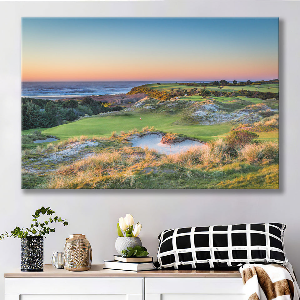 Planning A Trip To Bandon Dunes Golf Resort Courses, Golf Art Print, Golf Lover, Canvas Prints Wall Art Decor
