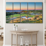 Planning A Trip To Bandon Dunes Golf Resort Courses, 5 Panels Extra Large Canvas Prints Wall Art Decor