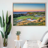 Planning A Trip To Bandon Dunes Golf Resort Courses, Golf Art Print, Framed Canvas Prints Wall Art Decor, Floating Frame