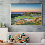 Planning A Trip To Bandon Dunes Golf Resort Courses, Golf Art Print, Framed Canvas Prints Wall Art Decor, Floating Frame