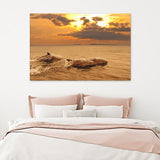 Playing In The Sunset Canvas Wall Art - Canvas Prints, Prints for Sale, Canvas Painting, Canvas On Sale