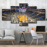 Playoffs in Arena Fiserv Forum, Stadium Canvas, Sport Art, Large Canvas, Multi Panels, Canvas Prints Wall Art Decor