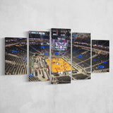 Playoffs in Arena Fiserv Forum, Stadium Canvas, Sport Art, Large Canvas, Multi Panels, Canvas Prints Wall Art Decor