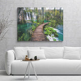 Plitvice Lakes National Park Canvas Wall Art - Canvas Prints, Prints For Sale, Painting Canvas,Canvas On Sale