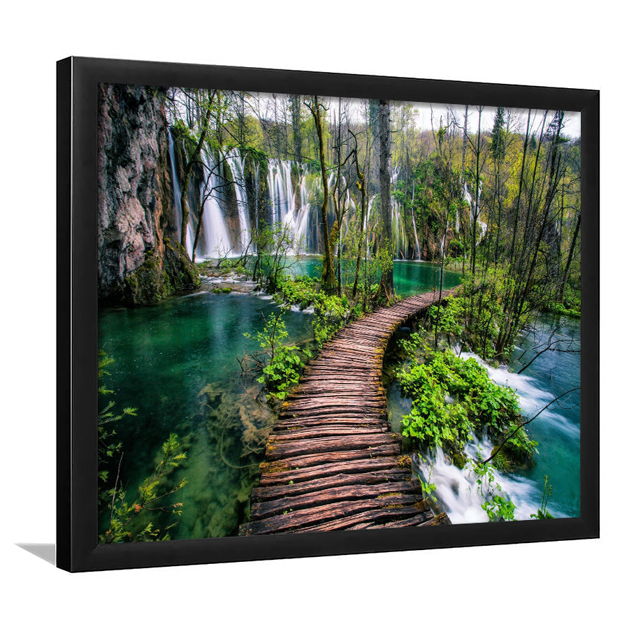 Plitvice Lakes National Park Framed Art Prints - Framed Prints, Prints For Sale, Painting Prints,Wall Art Decor