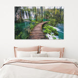 Plitvice Lakes National Park Canvas Wall Art - Canvas Prints, Prints For Sale, Painting Canvas,Canvas On Sale