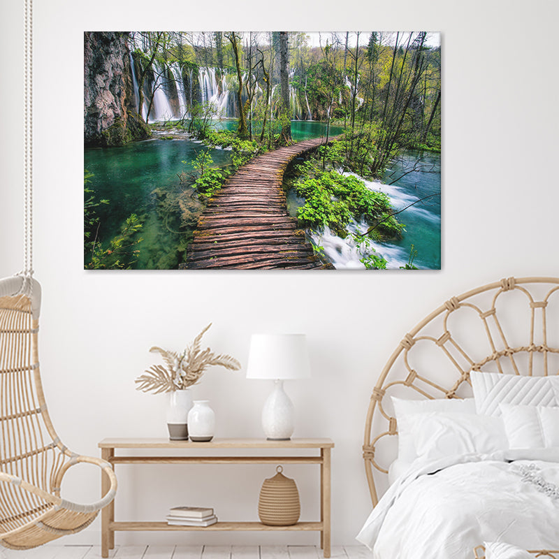 Plitvice Lakes National Park Canvas Wall Art - Canvas Prints, Prints For Sale, Painting Canvas,Canvas On Sale