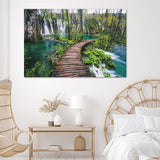 Plitvice Lakes National Park Canvas Wall Art - Canvas Prints, Prints For Sale, Painting Canvas,Canvas On Sale