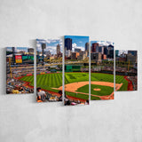Pnc Park Pennsylvania, Stadium Canvas, Sport Art, Large Canvas, Multi Panels, Canvas Prints Wall Art Decor