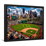 Pnc Park Pennsylvania, Stadium Canvas, Sport Art, Gift for him, Framed Art Prints Wall Art Decor, Framed Picture