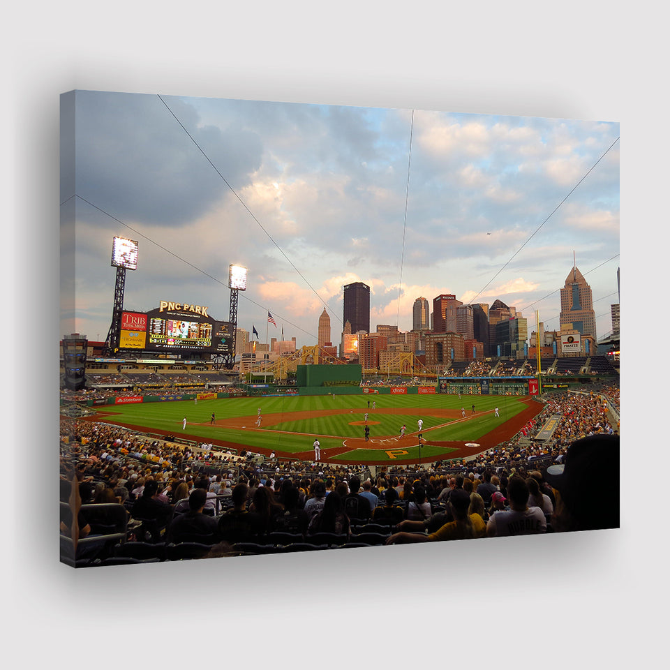Pnc Park Pittsburgh Pennsylvania, Stadium Canvas, Sport Art, Gift for him, Fan Gift, Canvas Prints Wall Art Decor