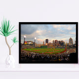 Pnc Park Pittsburgh Pennsylvania, Stadium Canvas, Sport Art, Gift for him, Framed Art Prints Wall Art Decor, Framed Picture