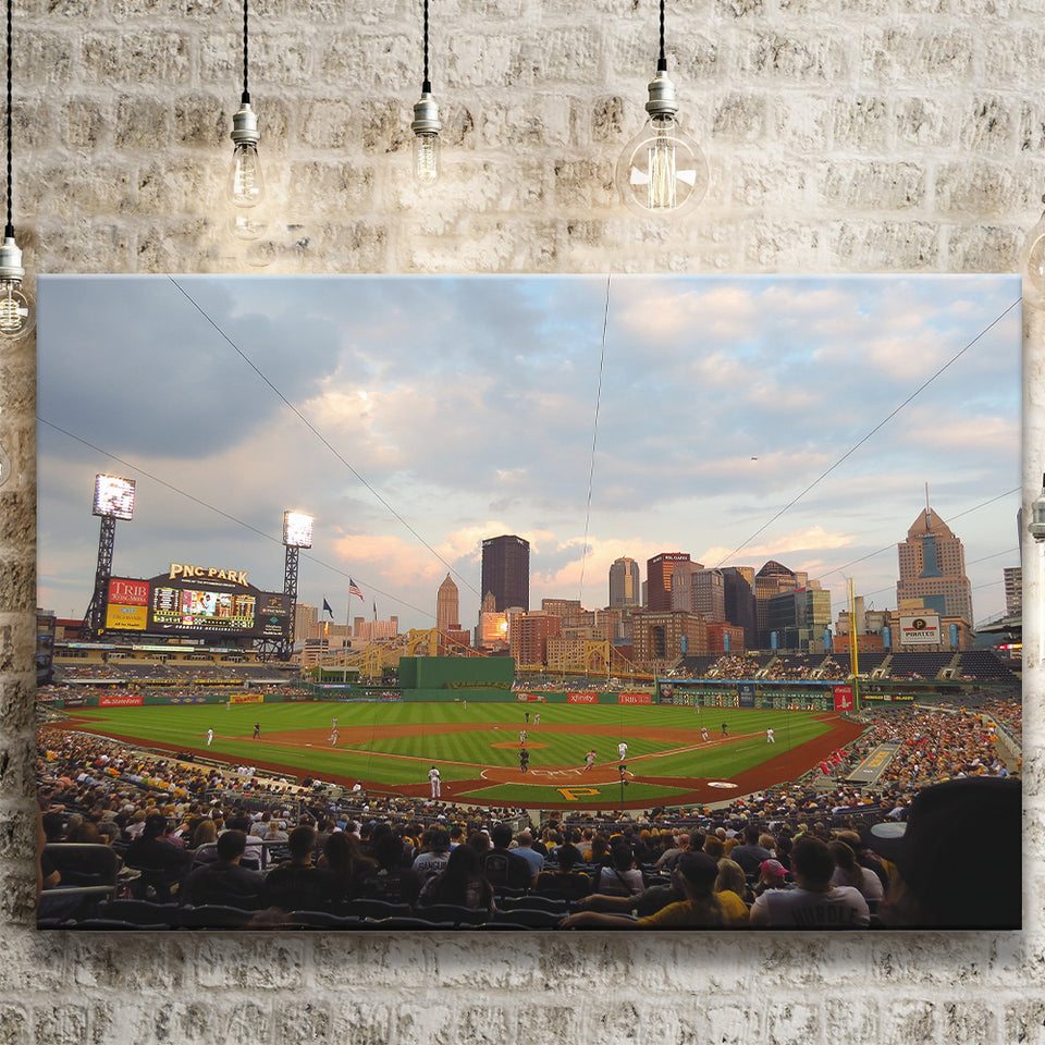 Pnc Park Pittsburgh Pennsylvania, Stadium Canvas, Sport Art, Gift for him, Fan Gift, Canvas Prints Wall Art Decor