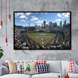 Pnc Park, Stadium Canvas, Sport Art, Gift for him, Framed Art Prints Wall Art Decor, Framed Picture