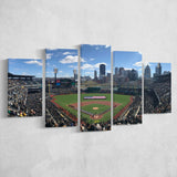 Pnc Park, Stadium Canvas, Sport Art, Large Canvas, Multi Panels, Canvas Prints Wall Art Decor