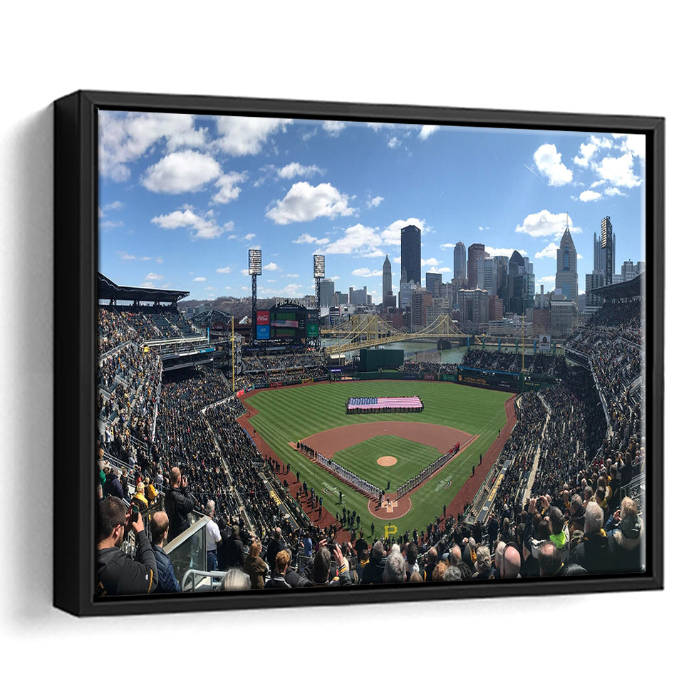 Pnc Park, Stadium Canvas, Sport Art, Gift for him, Framed Canvas Prints Wall Art Decor, Framed Picture