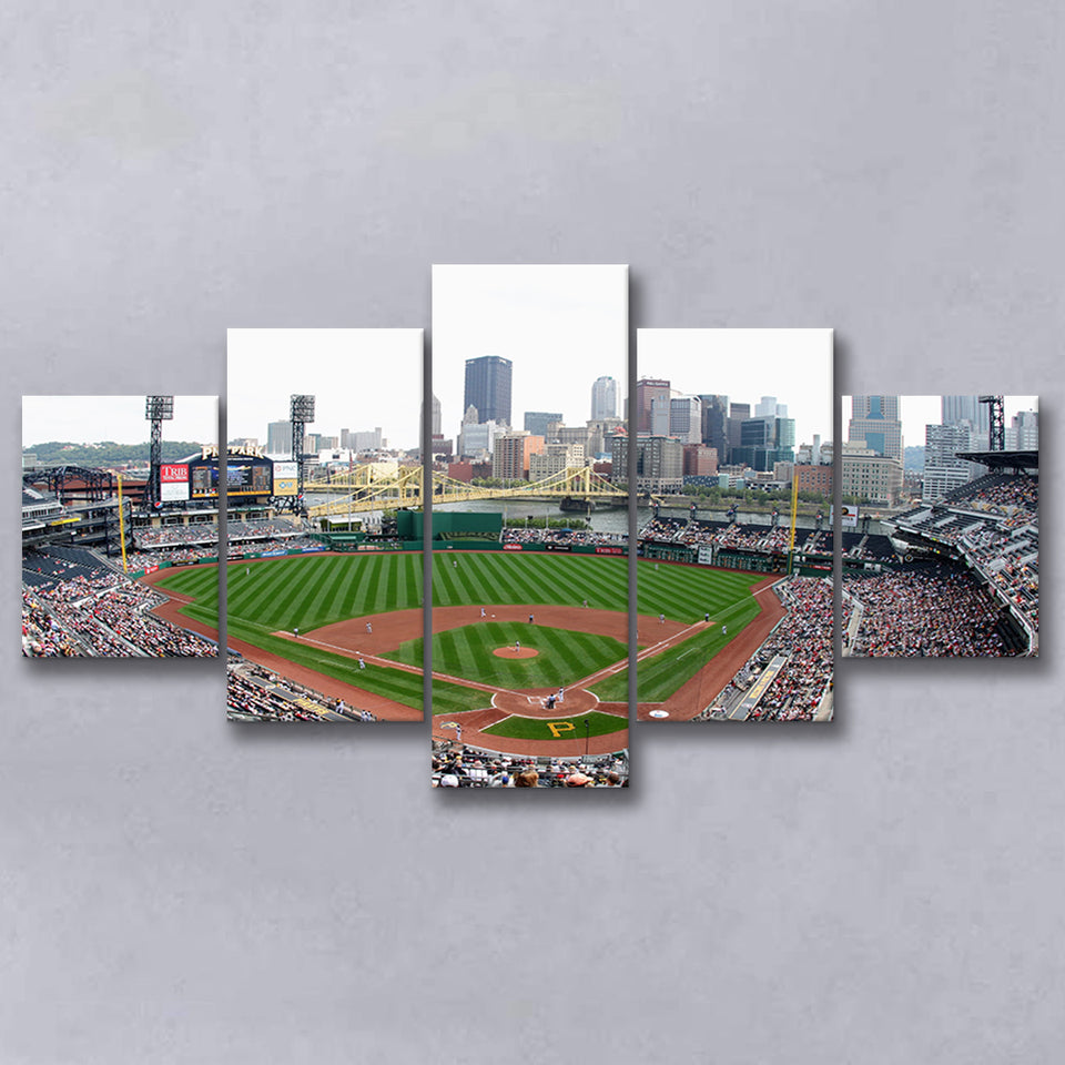 Pnc Park in Pittsburgh Pirates, Stadium Canvas, Sport Art, Large Canvas, Multi Panels, Canvas Prints Wall Art Decor