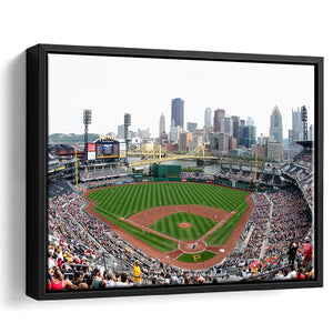 Pnc Park in Pittsburgh Pirates, Stadium Canvas, Sport Art, Gift for him, Framed Canvas Prints Wall Art Decor, Framed Picture