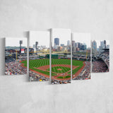 Pnc Park in Pittsburgh Pirates, Stadium Canvas, Sport Art, Large Canvas, Multi Panels, Canvas Prints Wall Art Decor