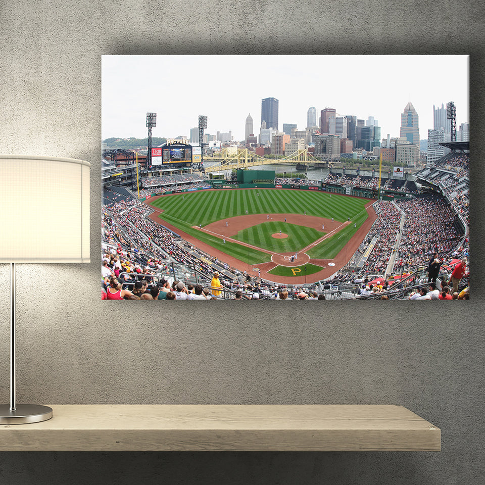 Pnc Park in Pittsburgh Pirates, Stadium Canvas, Sport Art, Gift for him, Fan Gift, Canvas Prints Wall Art Decor