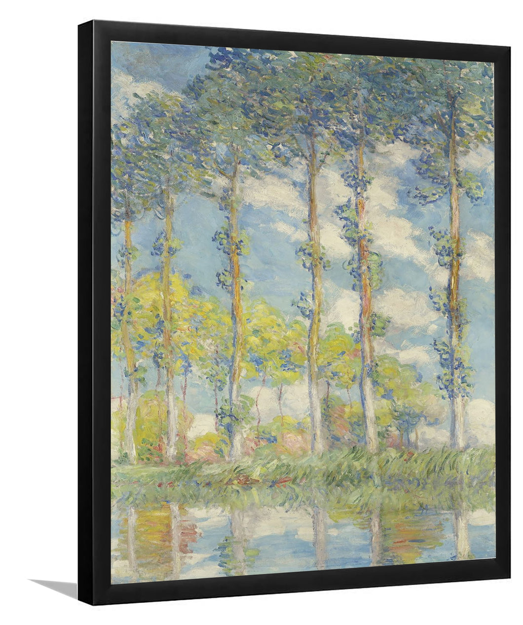 Poplar By Claude Monet-Art Print,Frame Art,Plexiglass Cover