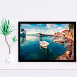 Port Wall Art Framed Art Prints Wall Art Decor, Framed Picture, Home Decor