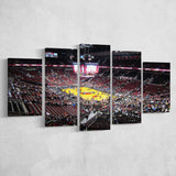 Portland Trail Blazers Stadium Canvas Prints Mode Center Wall Art,Multi Panels,Sport Stadium Art Prints, Fan Gift