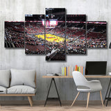 Portland Trail Blazers Stadium Canvas Prints Mode Center Wall Art,Multi Panels,Sport Stadium Art Prints, Fan Gift