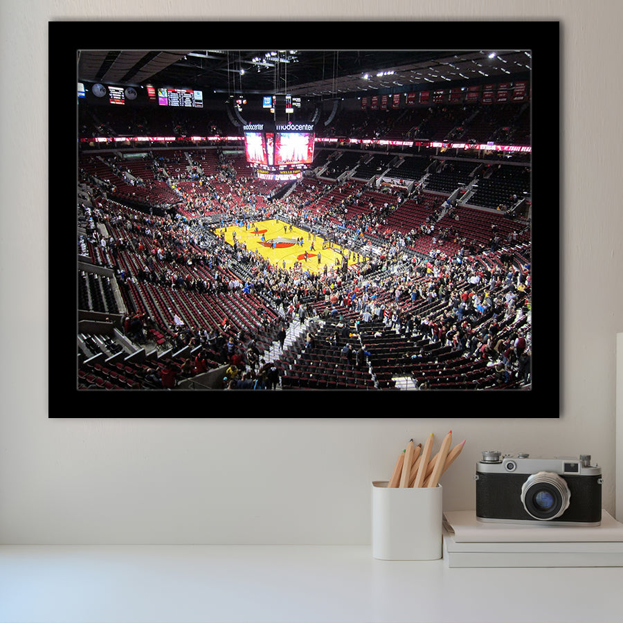 Portland Trail Blazers Stadium Art Prints Mode Center Wall Art,Sport Stadium Art Prints, Fan Gift, Wall Decor