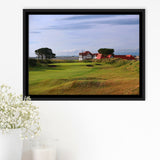 Portmarnock Golf Club Old Course, Golf Art Print, Framed Canvas Prints Wall Art Decor, Floating Frame