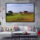 Portmarnock Golf Club Old Course, Golf Art Print, Framed Canvas Prints Wall Art Decor, Floating Frame