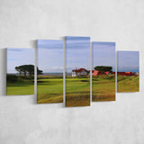 Portmarnock Golf Club Old Course, Golf Art Print, 5 Panels Canvas Prints Wall Art Decor