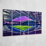 Porto Dragon Stadium, Stadium Canvas, Sport Art, Gift for him, Multi Panels B, Canvas Prints Wall Art Decor