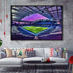 Porto Dragon Stadium, Stadium Canvas, Sport Art, Gift for him, Framed Canvas Prints Wall Art Decor, Framed Picture
