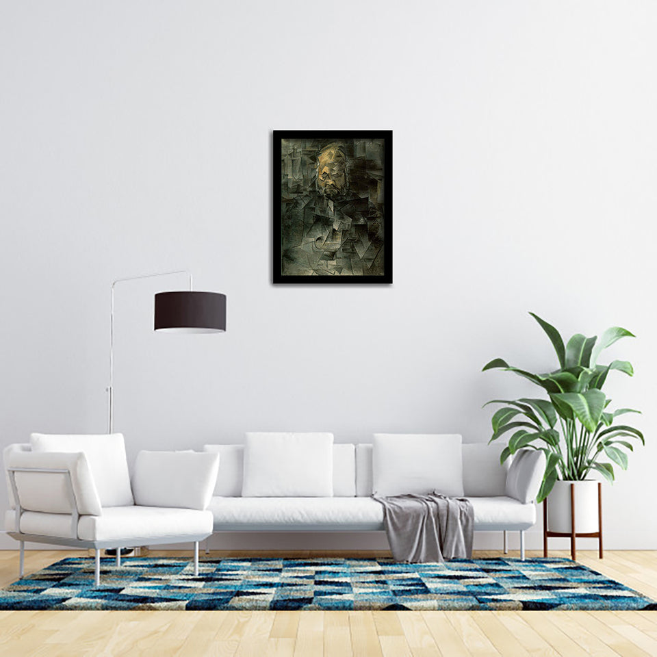 Portrait Of Ambroise Vollard By Pablo Picasso-Art Print,Frame Art,Plexiglass Cover