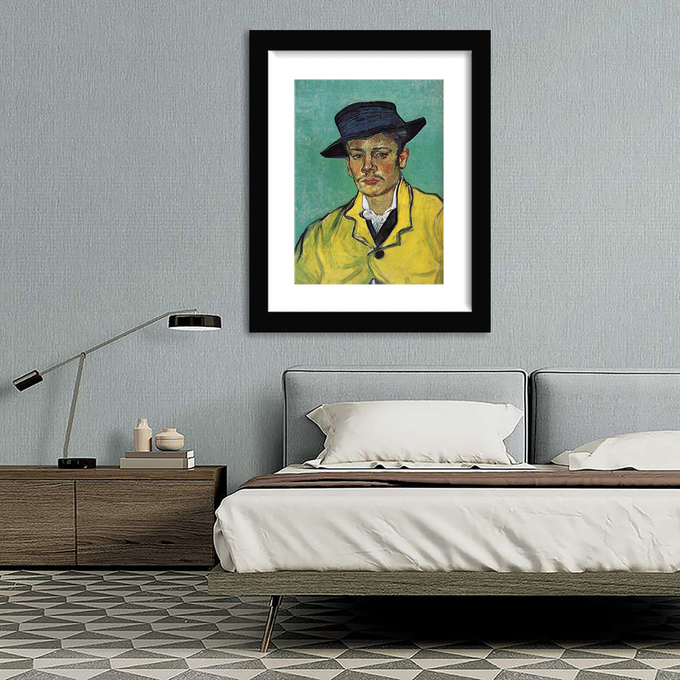 Portrait Of Armand Roulin By Vincent Van Gogh-Canvas Art,Art Print,Framed Art,Plexiglass cover