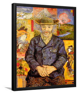 Portrait Of P?e Tanguy By Vincent Van Gogh-Art Print,Frame Art,Plexiglass Cover