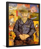 Portrait Of P?e Tanguy By Vincent Van Gogh-Art Print,Frame Art,Plexiglass Cover
