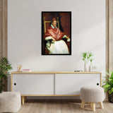 Portrait Of Pope Innocent X By Diego Velazquez-Art Print,Frame Art,Plexiglass Cover