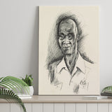 Portrait of Pierre 1982 Canvas Prints Wall Art - Painting Canvas , Home Wall Decor, Prints for Sale, Painting Art