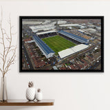 Portsmouth Stadium Framed Canvas Prints Fratton Park Stadium Wall Art Football,Sport Stadium Art Prints, Fan Gift