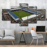 Portsmouth Stadium Canvas Prints Fratton Park Stadium Wall Art Football,Multi Panels,Sport Stadium Art Prints, Fan Gift