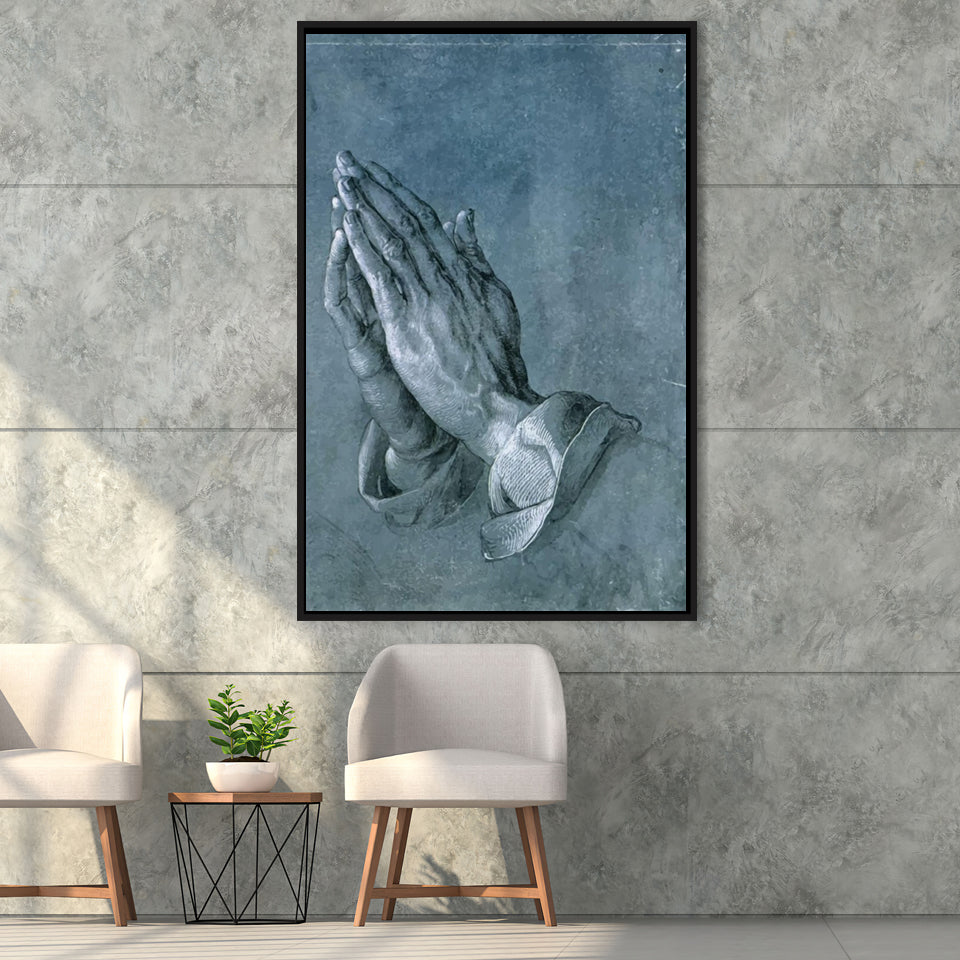 Praying Hands By Albrecht Durer Framed Canvas Prints Wall Art