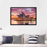 Prediksi Sidney Australia Sunset Framed Art Prints - Framed Prints, Prints For Sale, Painting Prints,Wall Art Decor