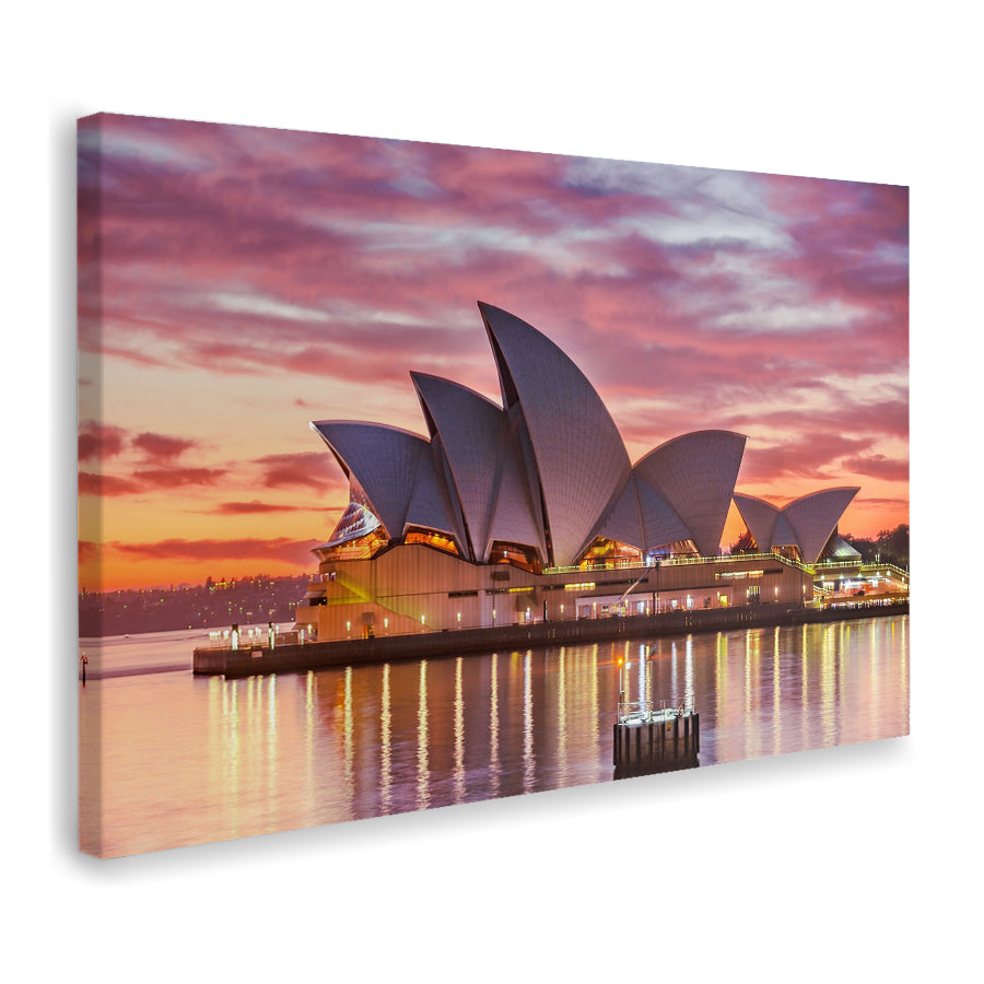Prediksi Sidney Australia Sunset Canvas Wall Art - Canvas Prints, Prints For Sale, Painting Canvas,Canvas On Sale