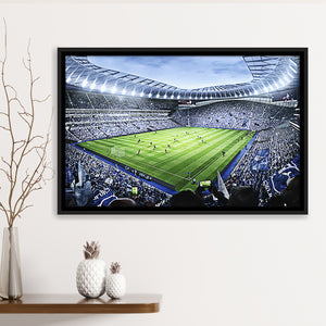 Premier league Stadium, Stadium Canvas, Sport Art, Gift for him, Framed Canvas Prints Wall Art Decor, Framed Picture