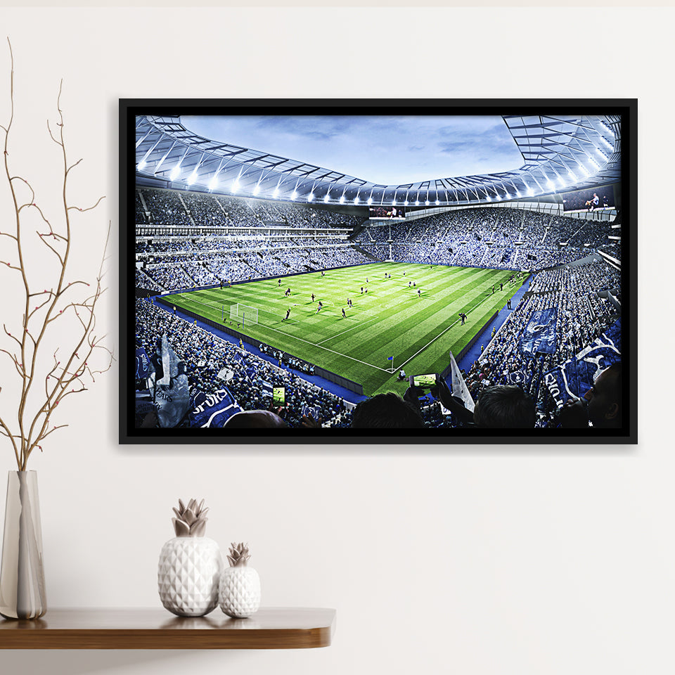 Premier league Stadium, Stadium Canvas, Sport Art, Gift for him, Framed Canvas Prints Wall Art Decor, Framed Picture