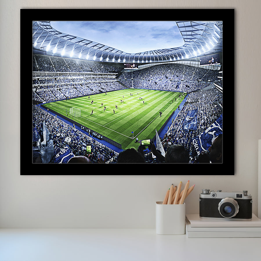 Premier league Stadium, Stadium Canvas, Sport Art, Gift for him, Framed Art Prints Wall Art Decor, Framed Picture