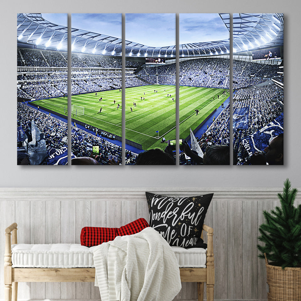 Premier league Stadium, Stadium Canvas, Sport Art, Gift for him, Multi Panels B, Canvas Prints Wall Art Decor
